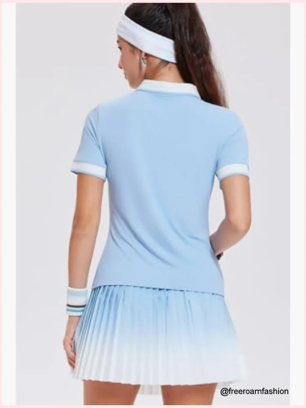 Women Tennis Skirt Set 2 Piece Athletic Golf Matching Skort Sets